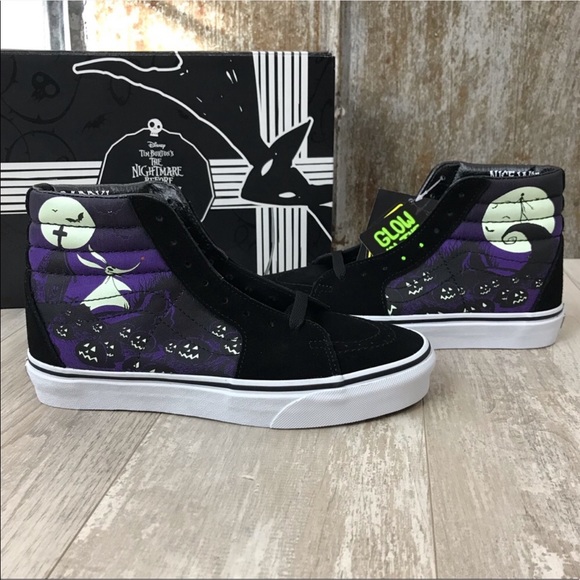 glow in the dark vans nightmare before christmas